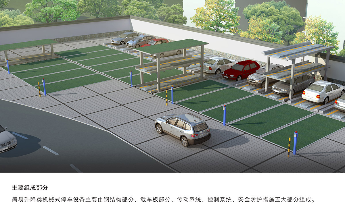 重慶PJS地坑式簡易升降立體停車設(shè)備主要組成部分.jpg